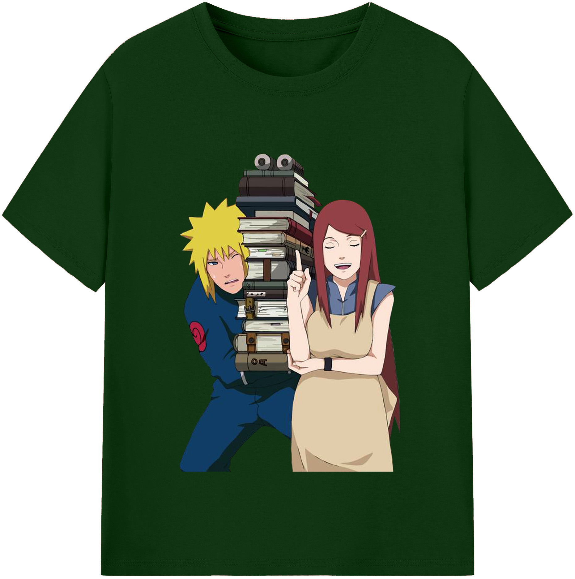 （画像用） NARUTO -ナルト- 波風 ミナト Namikaze Minato 綿100％半袖Tシャツ（フロントプリント）